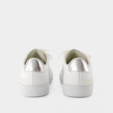 Retro Classic Sneakers - COMMON PROJECTS - Leather - Silver