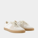 Bball Slim Gum Sole Sneakers - COMMON PROJECTS - Leather - White