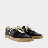 Bball Slim Gum Sole Sneakers - COMMON PROJECTS - Leather - Black