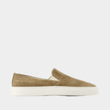 Minimal Slip On Sneakers - COMMON PROJECTS - Leather - Beige