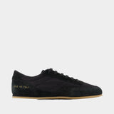 Minimal Slip Sneakers - COMMON PROJECTS - Leather - Black