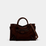 Le City Bag M - Balenciaga - Leather - Brown