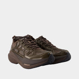 U Mach X Caged Sneakers - Hoka - Synthetic - Brown