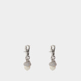 Lucille Large Earrings - Vivienne Westwood - Metal - Silver