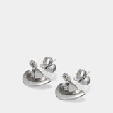 Solid Orb Earrings - Vivienne Westwood - Metal - Black
