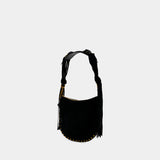 Oskan Soft Zip Gd Shoulder Bag - Isabel Marant - Leather - Black