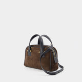 Georges Small Bowling Purse - AMI Paris - Leather - Brown