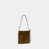 Bleecker Shoulder Bag - Coach - Leather - Khaki