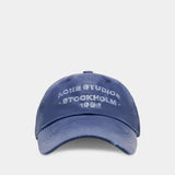 Cap - Acne Studios - Cotton - Blue