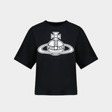 Paris Orb Box T Shirt - Vivienne Westwood - Cotton - Black