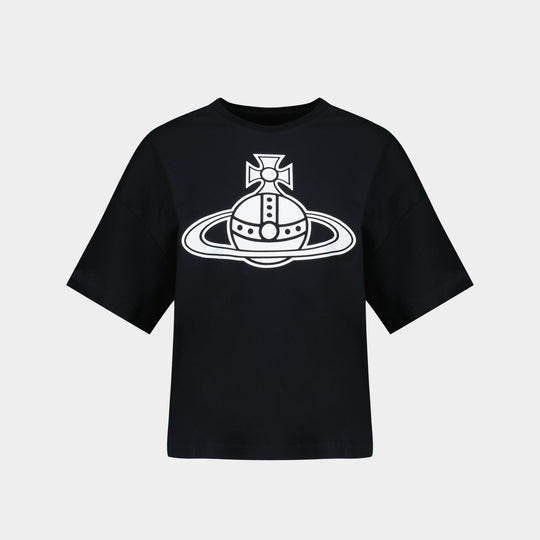 Paris Orb Box T Shirt - Vivienne Westwood - Cotton - Black