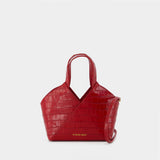 Lullie Croc Purse - By Malene Birger - Leather - Red