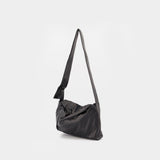 Puff S Shoulder Bag - YOHJI YAMAMOTO - Leather - Black