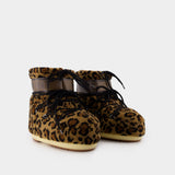 Icon Low Ankle Boots - Moon Boot - Synthetic - Leopard print