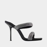 Julie Tubular Sandals - Alexander Wang - Leather - Black