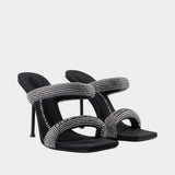 Julie Tubular Sandals - Alexander Wang - Leather - Black