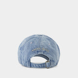 Jeremy Ab Baseball Cap - ANINE BING - Cotton - Blue