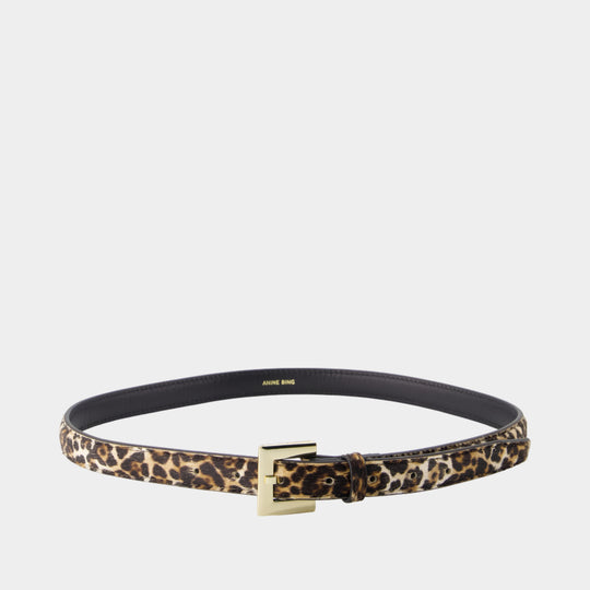 Nicola Belt - ANINE BING - Leather - Black