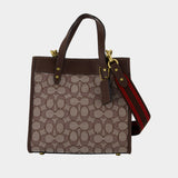 Field Tote in Beige Canvas