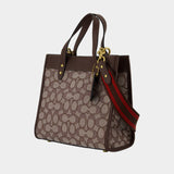 Field Tote in Beige Canvas