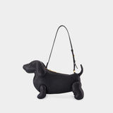 Hector Handbag - Thom Browne - Leather - Black