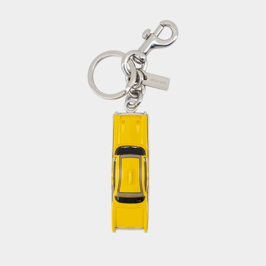 Small Taxi Keyring - Coach - Acetate - Multi