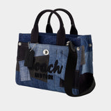 Patchwork Cargo 20 Tote Bag - Coach - Cotton - Blue