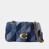 Patchwork Denim Tabby Shoulder Bag 26 - Coach - Cotton - Blue