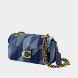 Patchwork Denim Tabby Shoulder Bag 20 - Coach - Cotton - Blue
