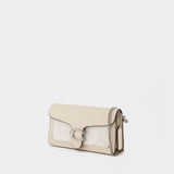 Tabby Chain Clutch Crossbody - Coach - Canvas - White