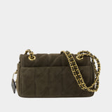 Quilted Tabby 20 With Chain Shoulder Bag - Coach - Leather - Green