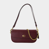 Brook Shoulder Bag - Coach - Leather - Burgundy