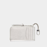 The Top Zip Wallet - Marc Jacobs - Leather - Silver