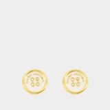 Button Stud  Earrings - Marc Jacobs - Metal - Gold