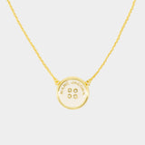 Button Pendant Necklace - Marc Jacobs - Metal - Gold
