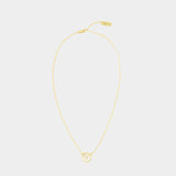 Button Pendant Necklace - Marc Jacobs - Metal - Gold