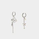 Cats Out Of The Bag Earrings - Marc Jacobs - Metal - Silver