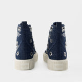 The High Top Sneakers - Marc Jacobs - Cotton - Blue