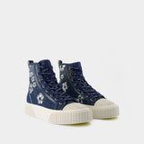 The High Top Sneakers - Marc Jacobs - Cotton - Blue