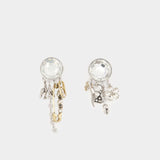 Grunge Glam Gem Earrings - Marc Jacobs - Metal - Gold