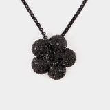 Daisy Pave Necklace - Marc Jacobs - Metal - Black