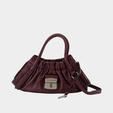 The Small Satchel Shoulder Bag - Marc Jacobs - Leather - Purple