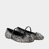 The Sabrina Ballerinas - Marc Jacobs - Cotton - Silver