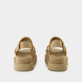 W Goldenstar Regenerate Sandals - UGG - Leather - Beige