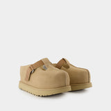 W Goldenstar Hi Clog Mules - UGG - Leather - Beige