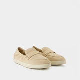 Ballet Sport Loafer - Tory Burch - Leather - Beige