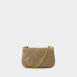 Kira Diamond Mini Bag - Tory Burch - Leather - Beige
