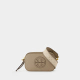 Miller Mini Crossbody - Tory Burch - Leather - Beige