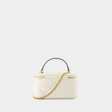 Kira Diamond Crossbody - Tory Burch - Leather - White