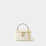 Kira Diamond Crossbody - Tory Burch - Leather - White